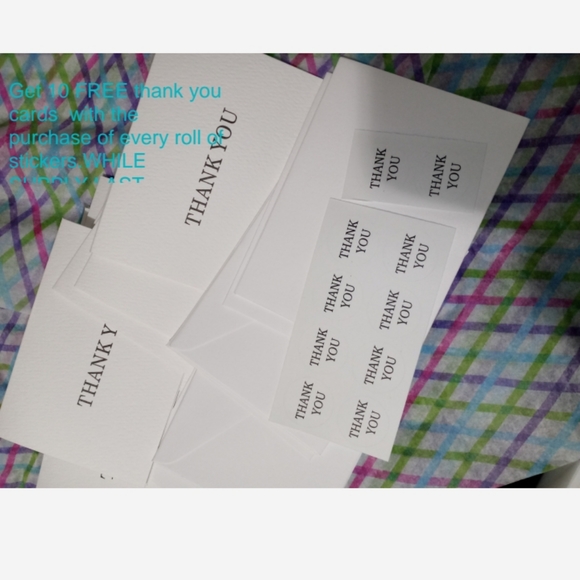 Garland Thank You Stickers(500 ct) - Picture 3 of 7